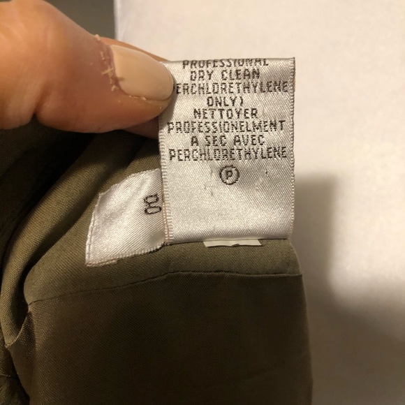 Go Silk Olive Green Trench / Utility Jacket - Picture 9 of 9